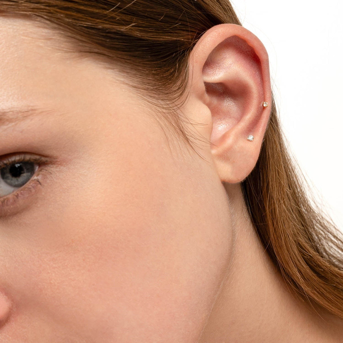 Sloane - Mini Bright Earrings of 2mm