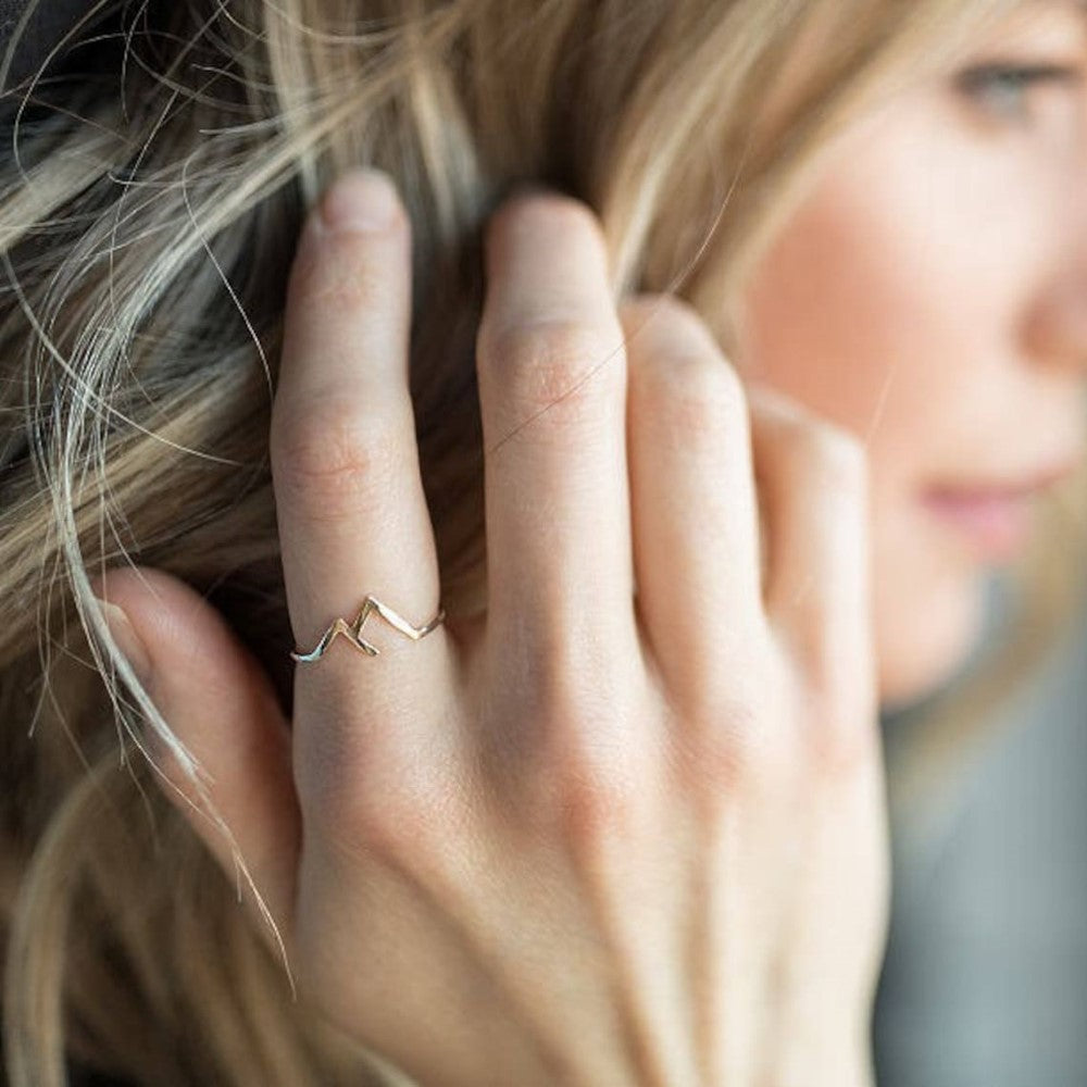 Mountain Rings - Mountain Peak Ring