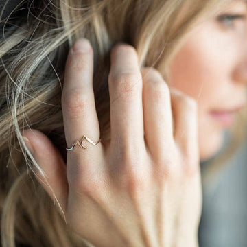 Mountain Rings - Mountain Peak Ring