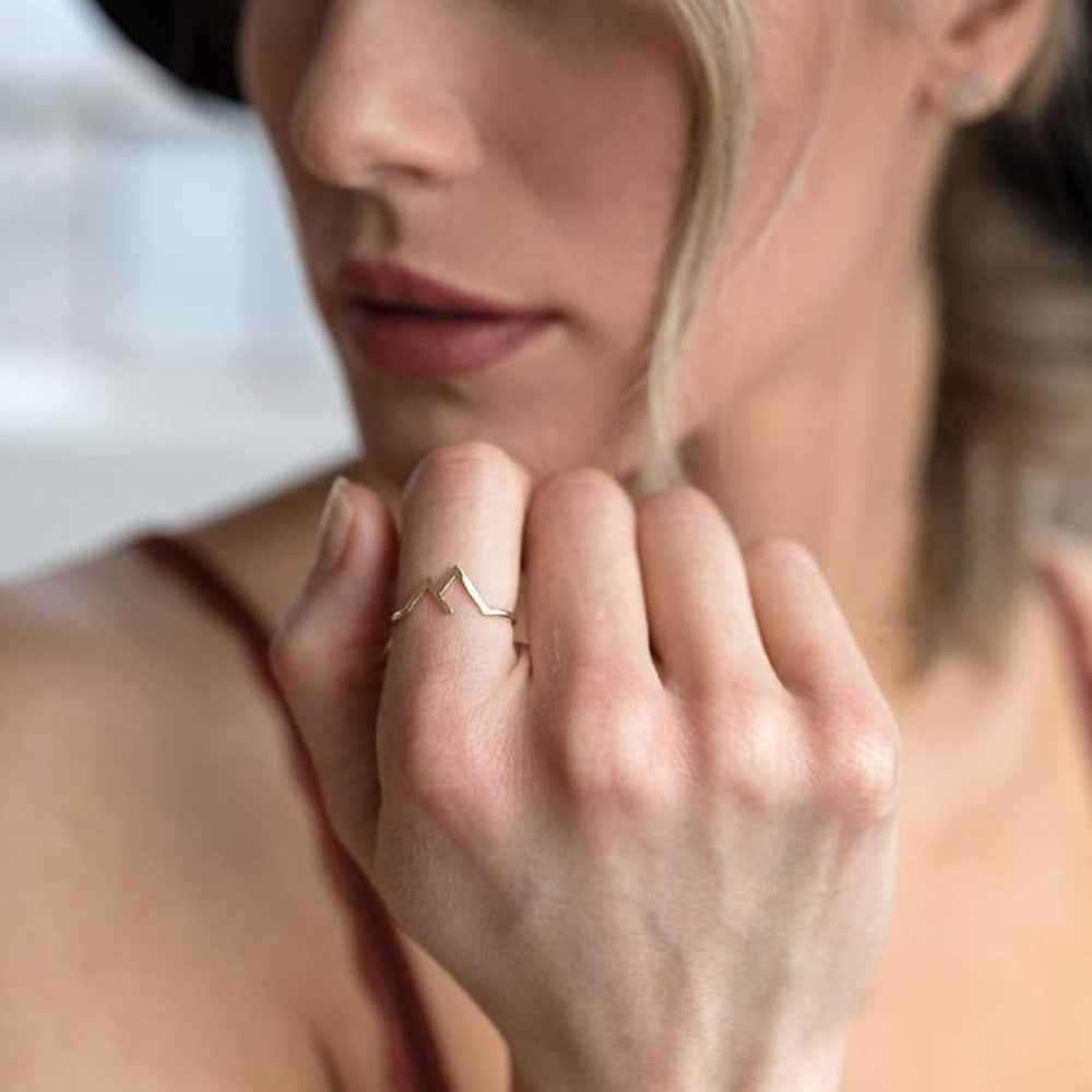 Mountain Rings - Mountain Peak Ring
