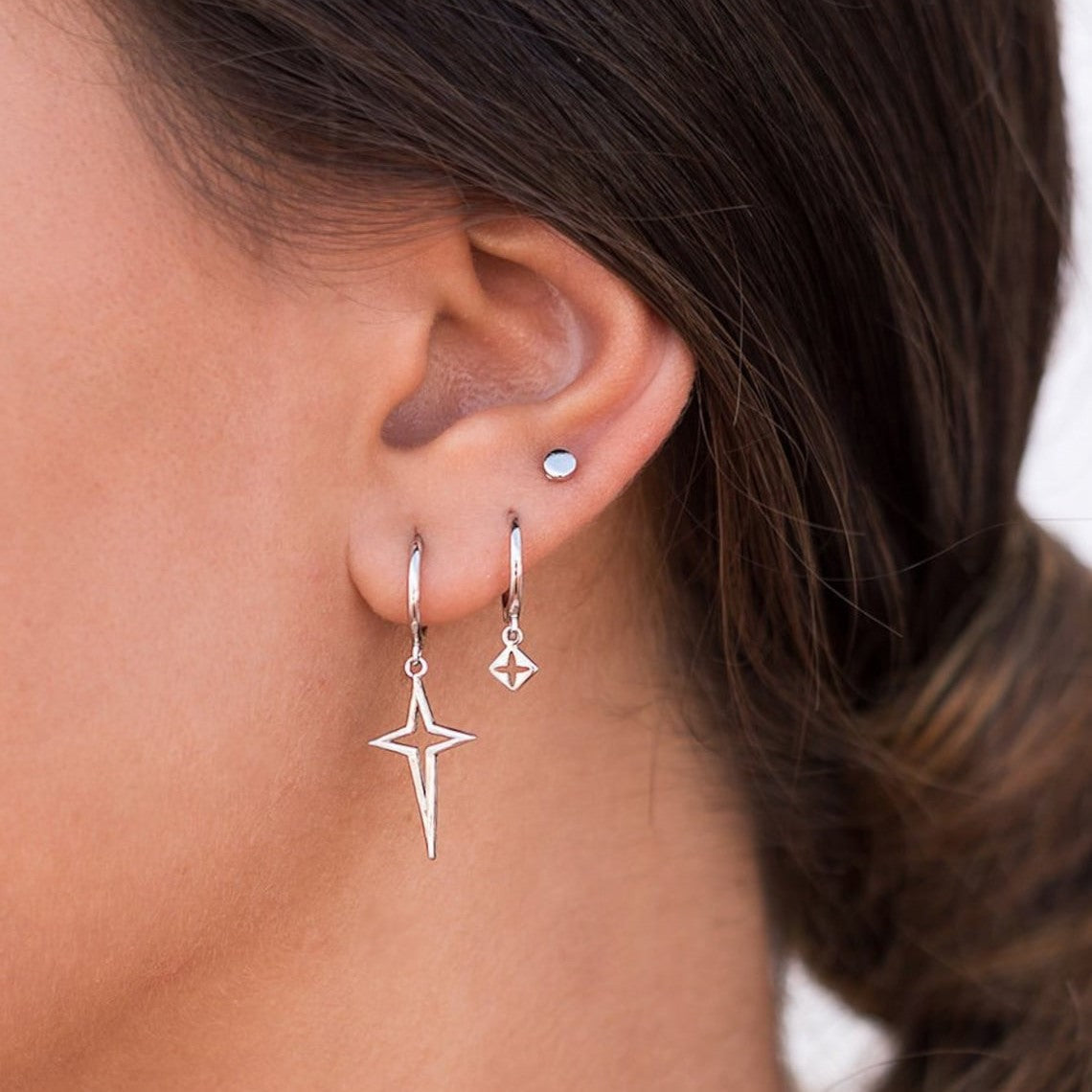 Small Round Dot - Minimalist Earrings