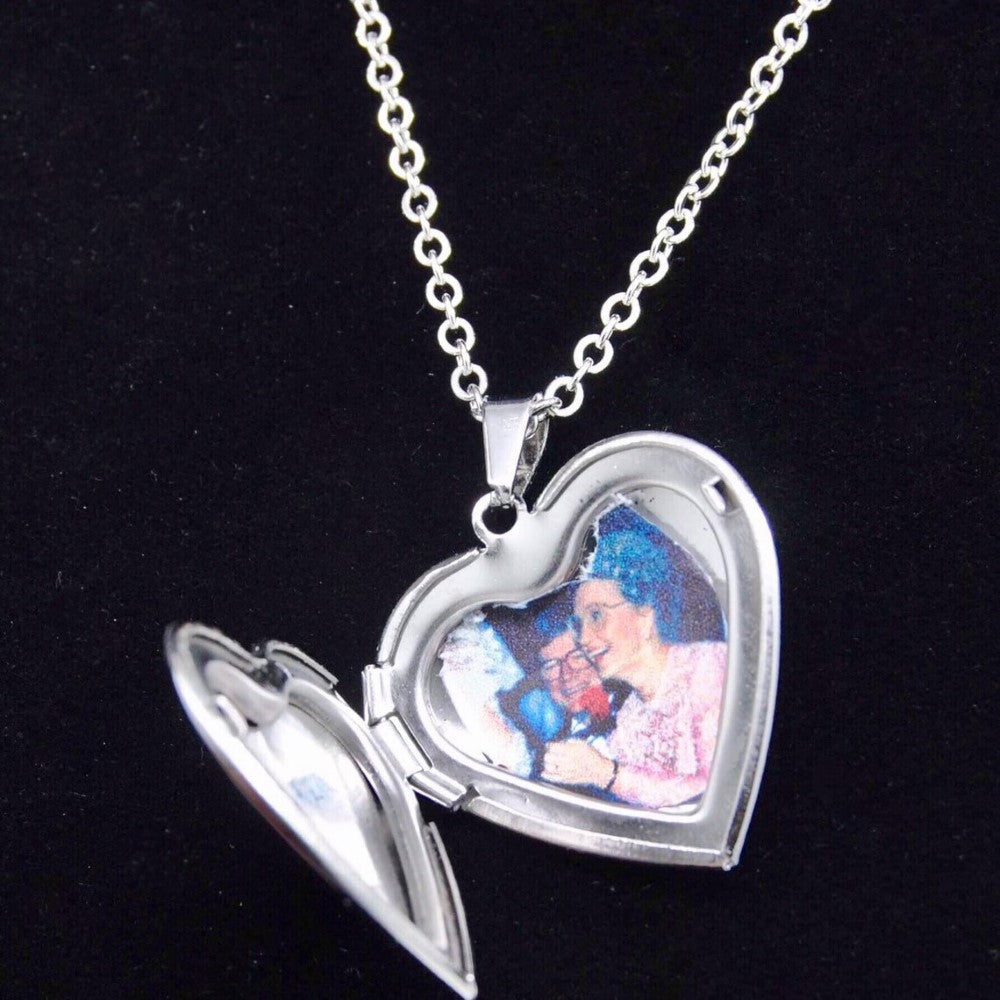 Heart Pendant Necklace - Antique Pendant