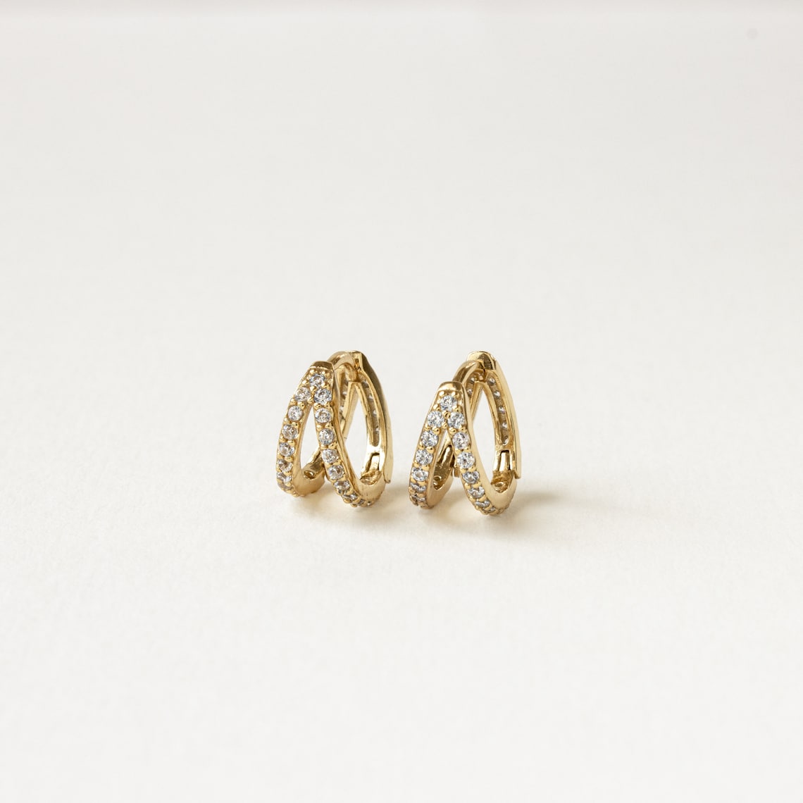 Duo-Pave-Ring - Ring with brilliant inlay