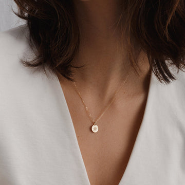 Sunbeam Necklace - Necklace with Small Sun Charms