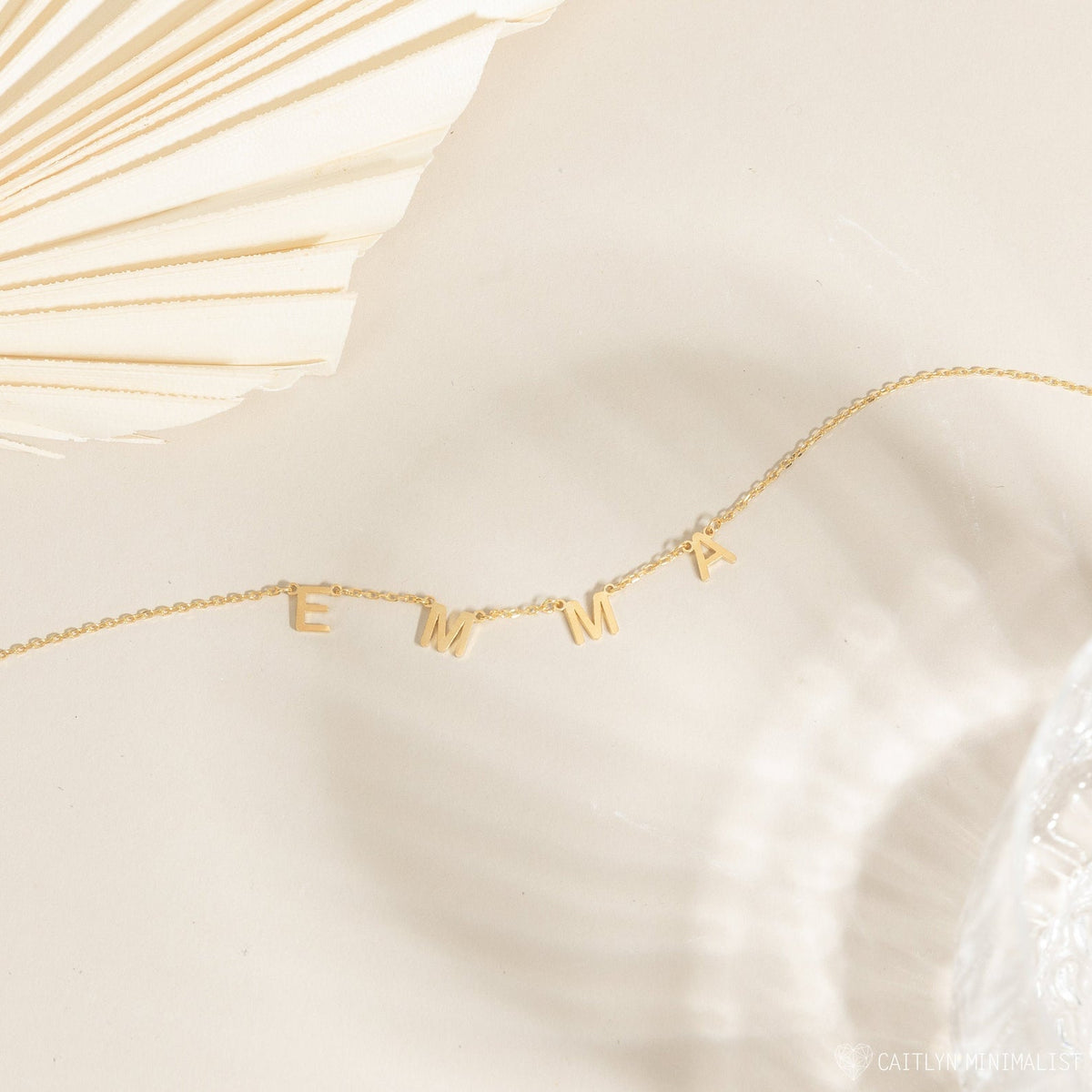 Name Necklace with Letters - Personalized Name Necklace