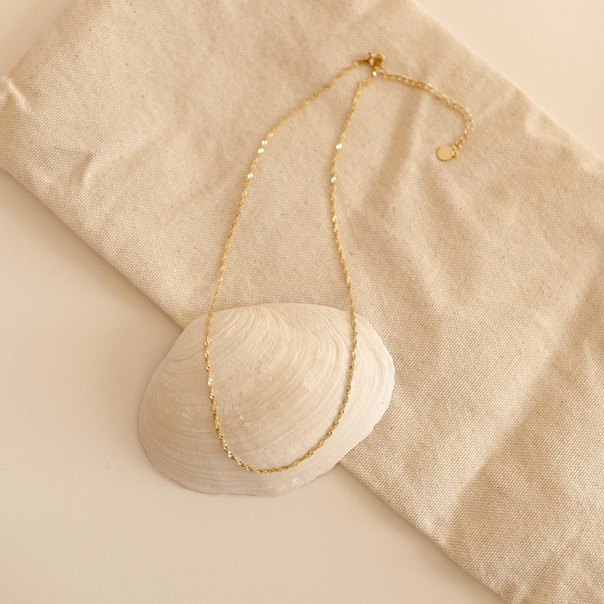 Singapore Chain - Twist Collar
