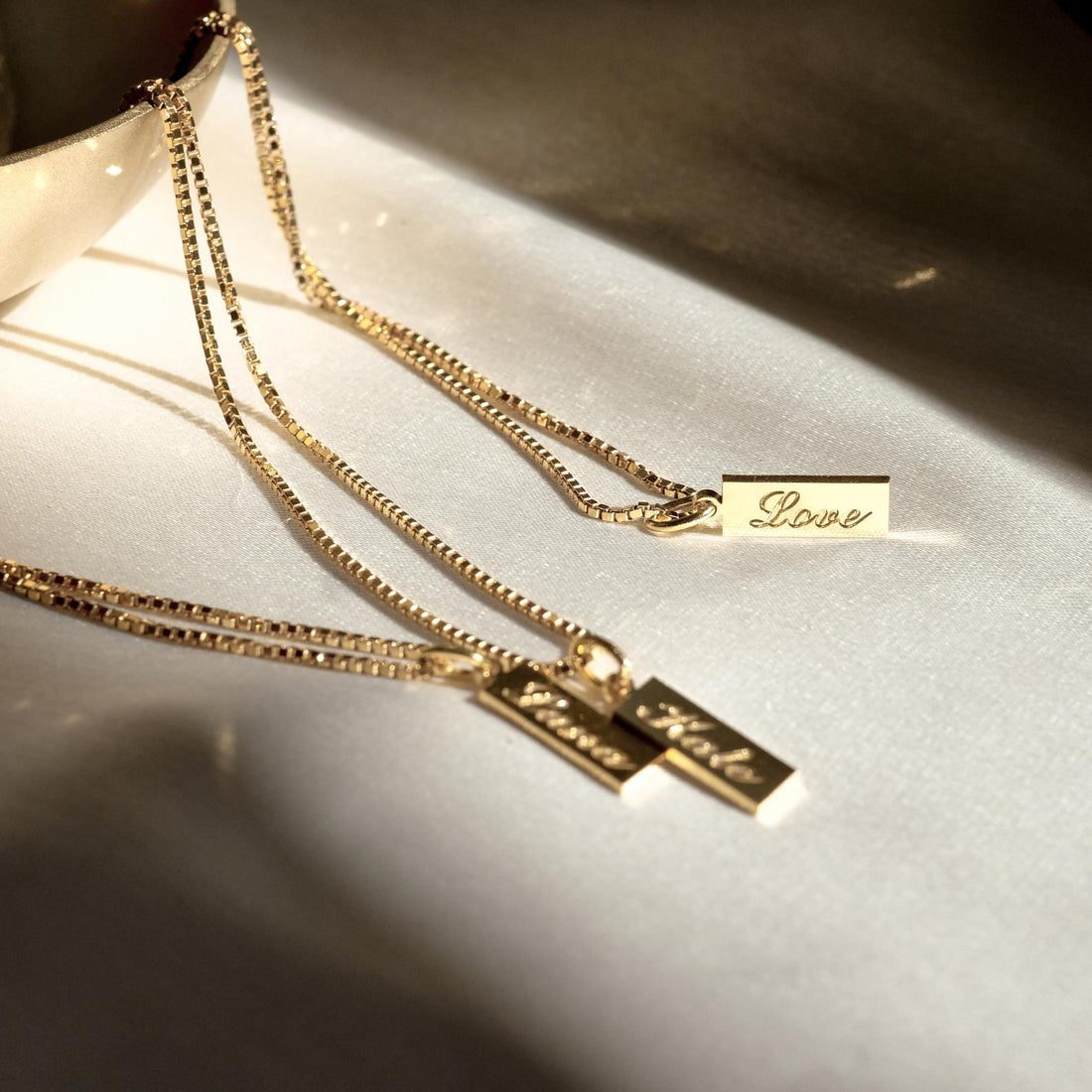 Lina – Fine Plate Chain Personalized