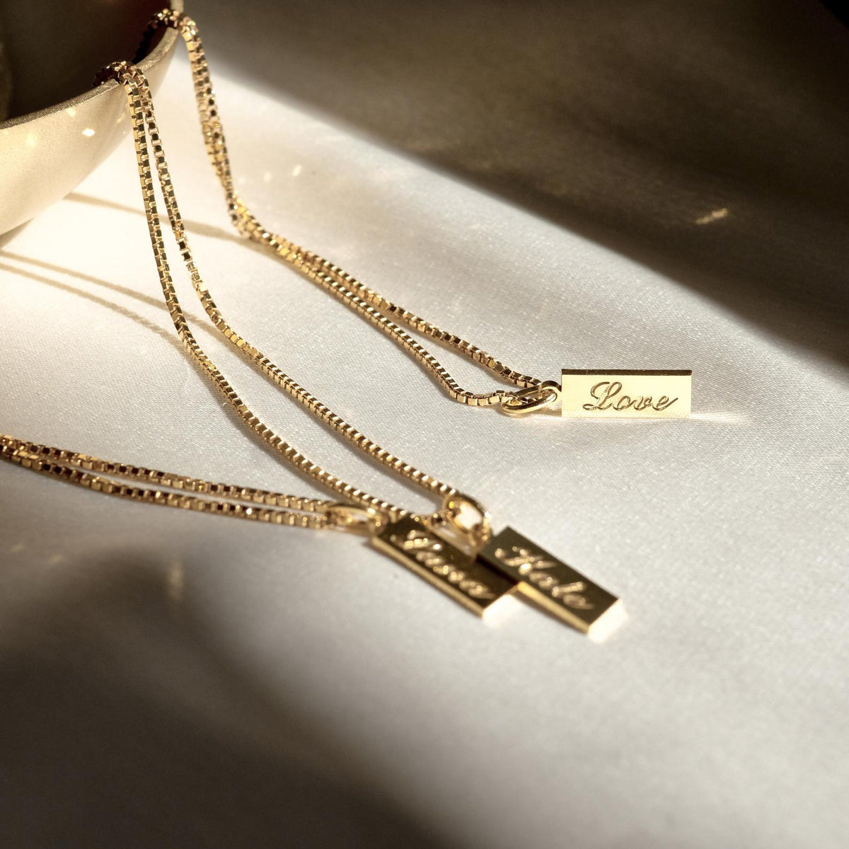Lina – Fine Plate Chain Personalized