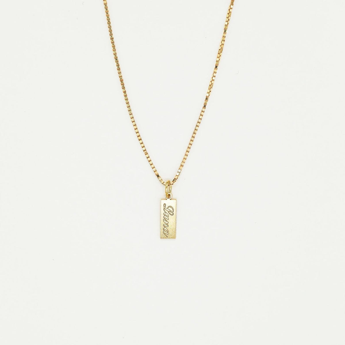 Lina – Fine Plate Chain Personalized