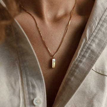 Lina – Fine Plate Chain Personalized
