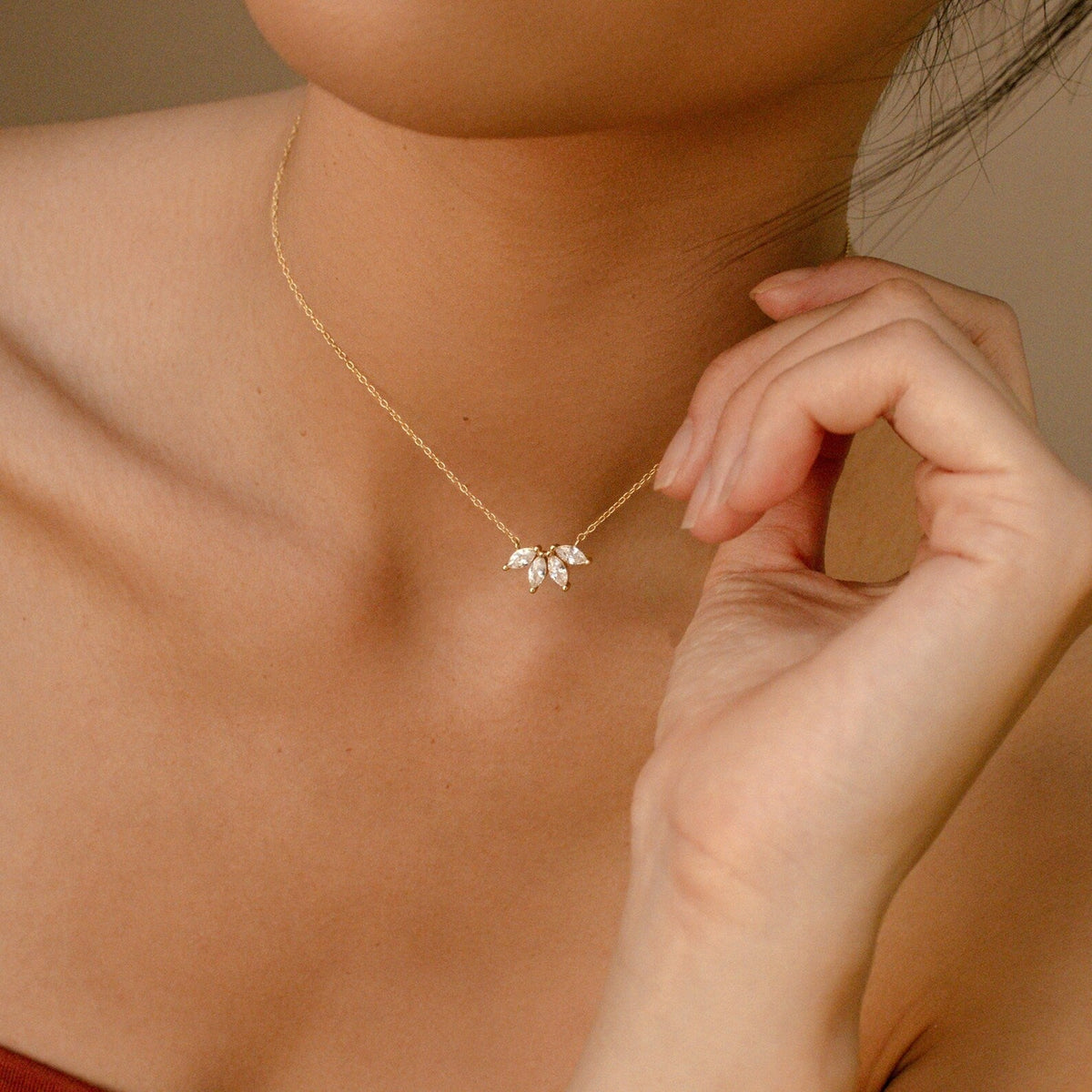 Marquise Necklace – Elegant Design