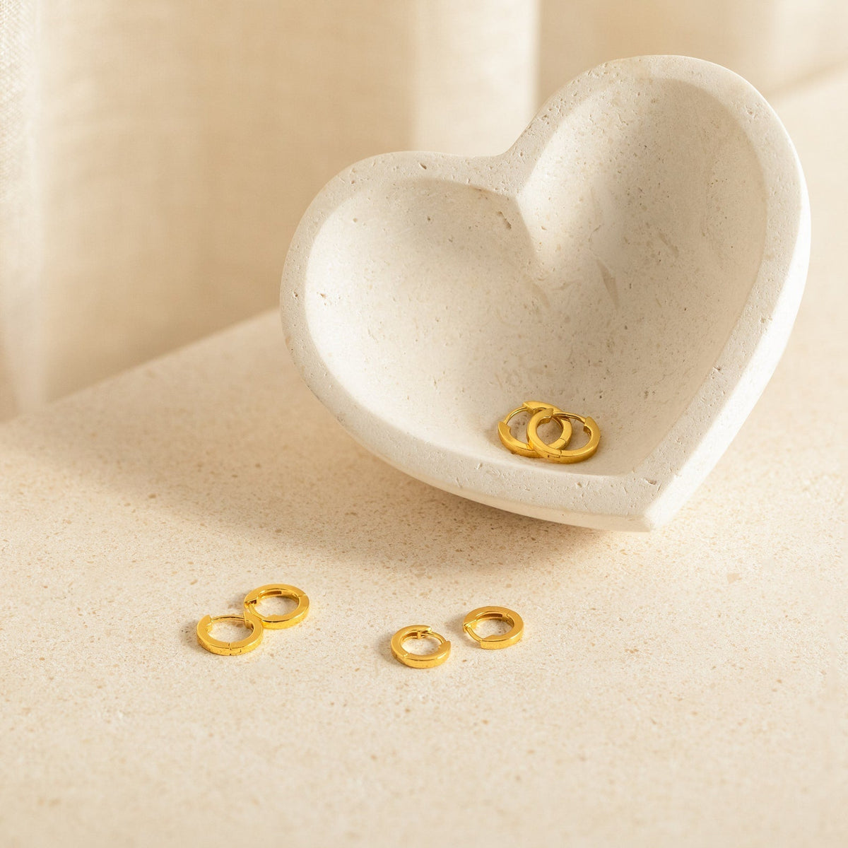 Minimal Huggie Hoops - Buckle Hoops