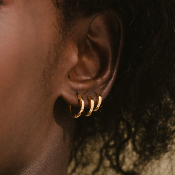 Minimal Huggie Hoops - Buckle Hoops
