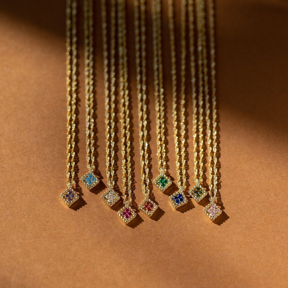 Birthstone Diamond Pendant