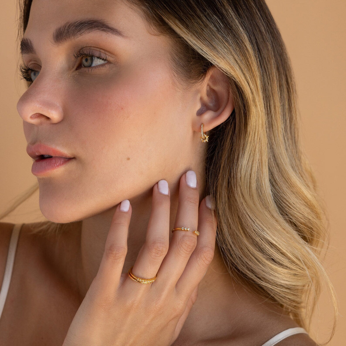 Natalia – Pavé Soleil Earrings