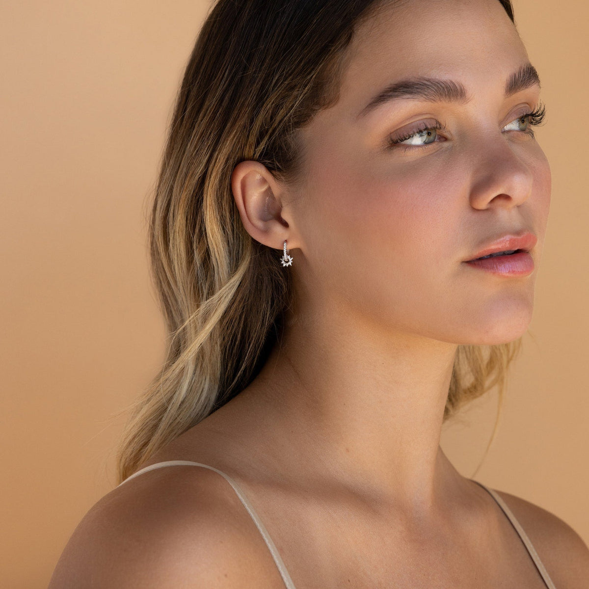 Natalia – Pavé Soleil Earrings
