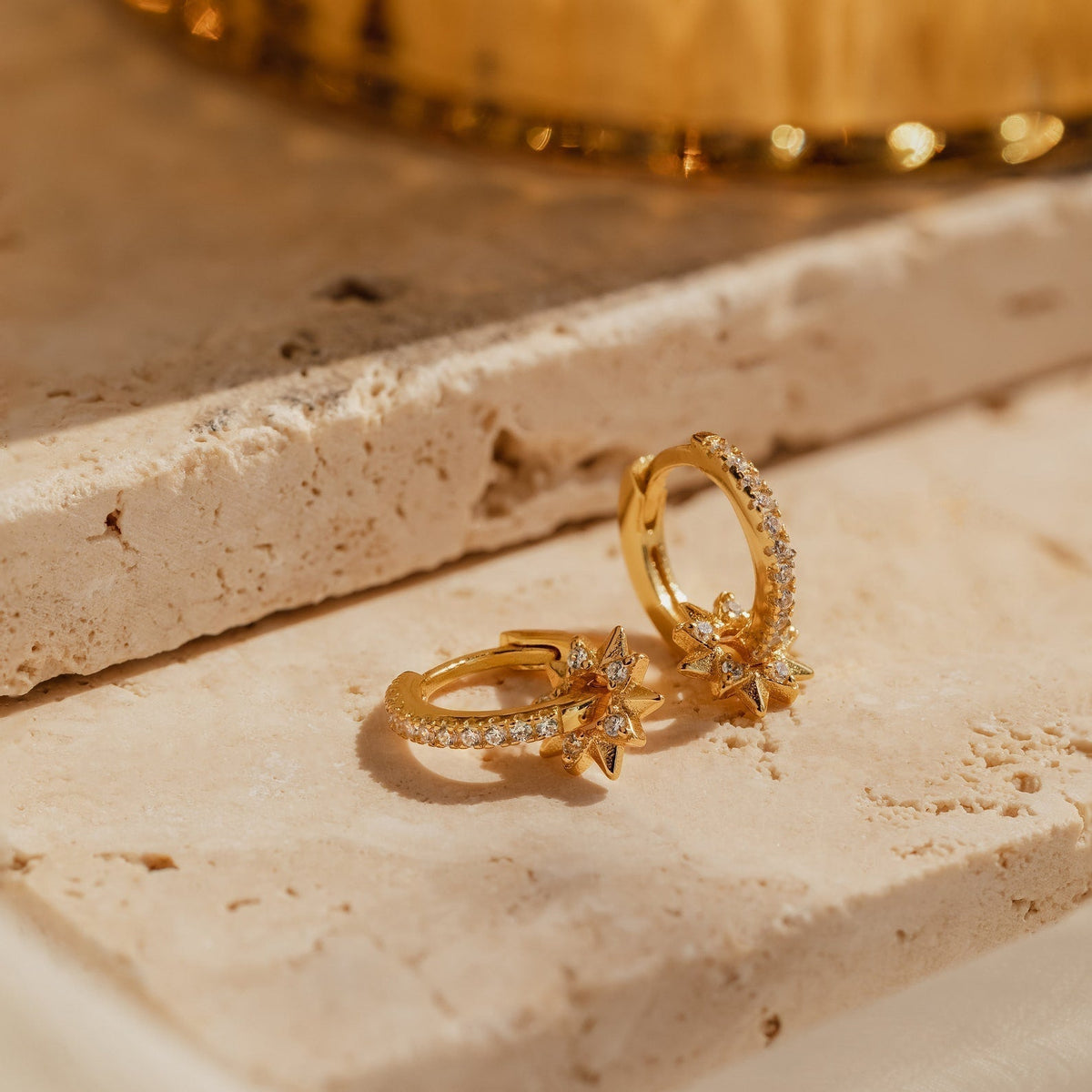 Natalia – Pavé Soleil Earrings