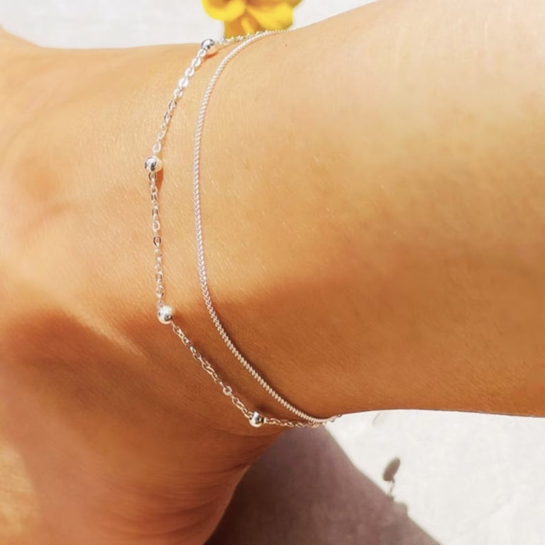 Silver Style Anklet 2