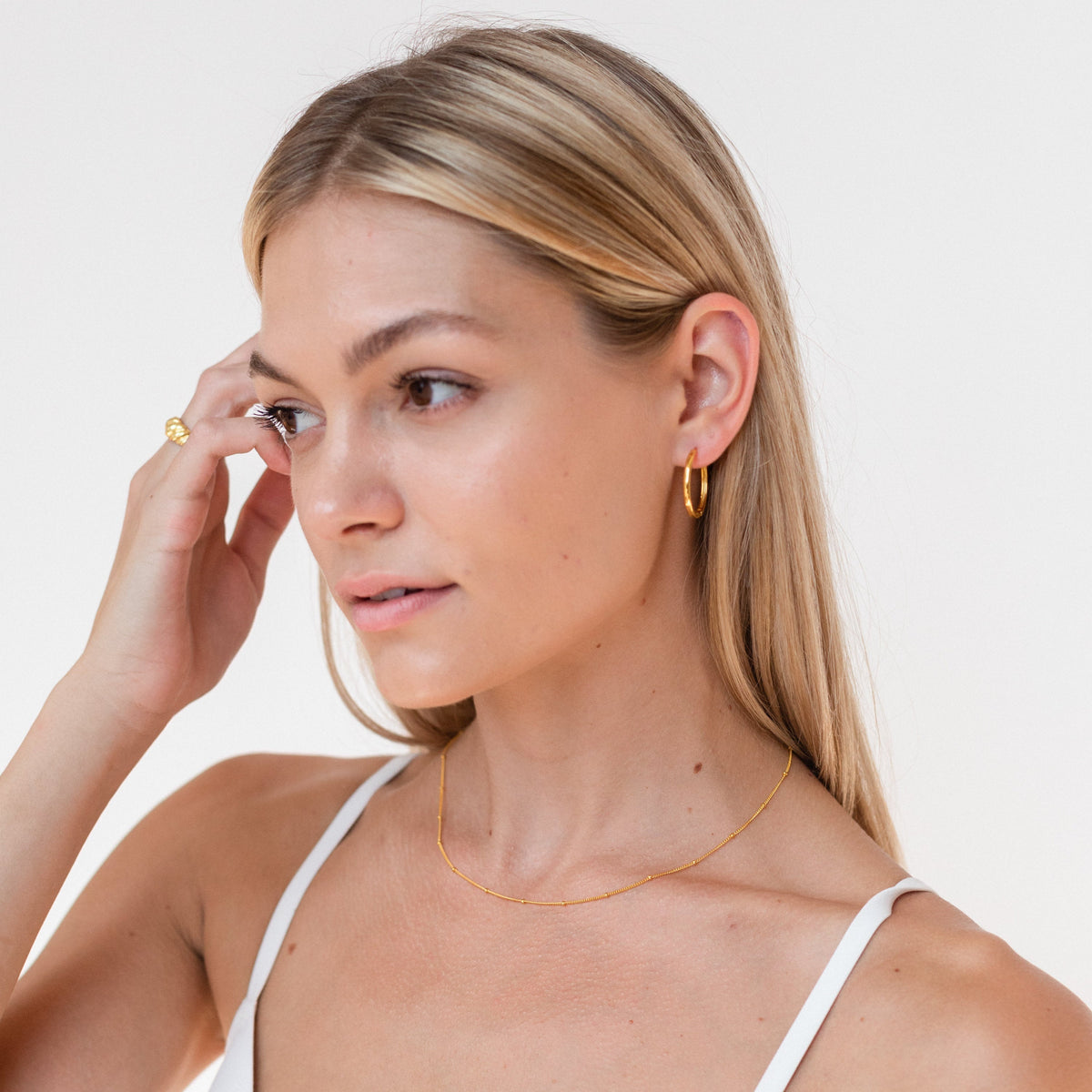 Classic Hoop - Midi Dangling Hoops