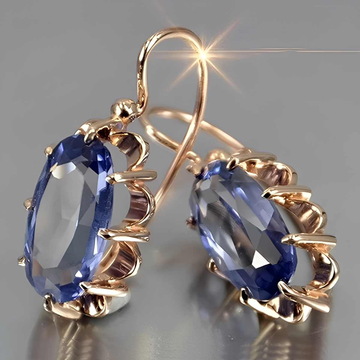 Jayela – Blue vintage earrings