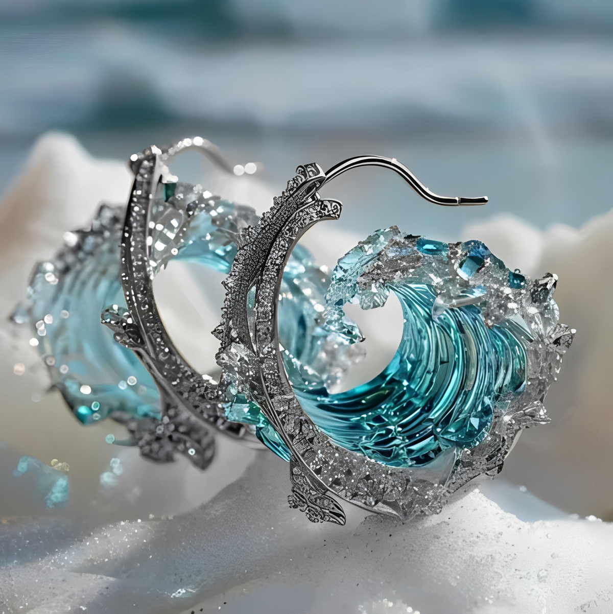 Monica – Timeless earrings inspired by the ocean