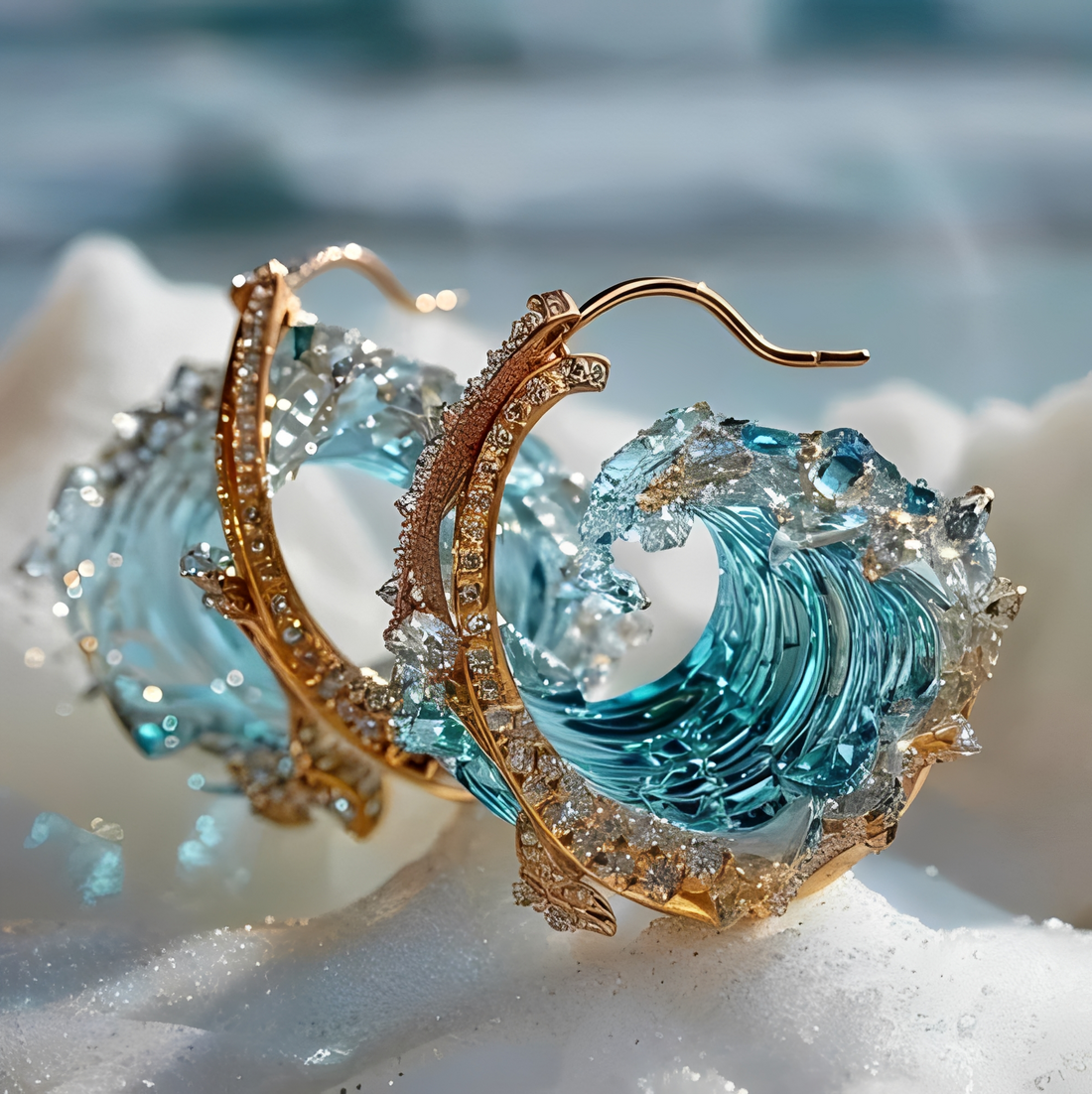 Monica – Timeless earrings inspired by the ocean