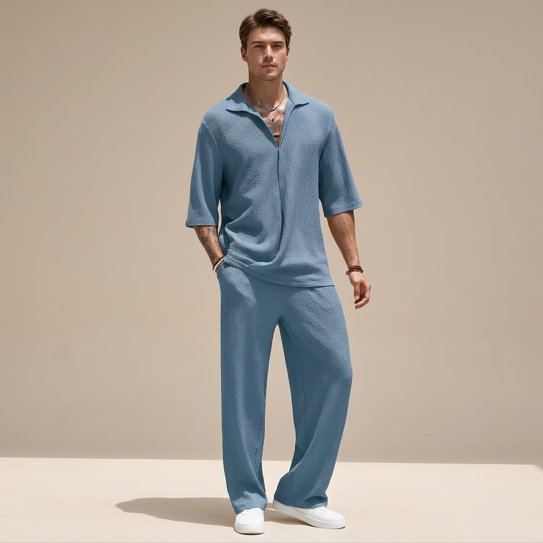 Allen - Relaxed Ripple Textured Set