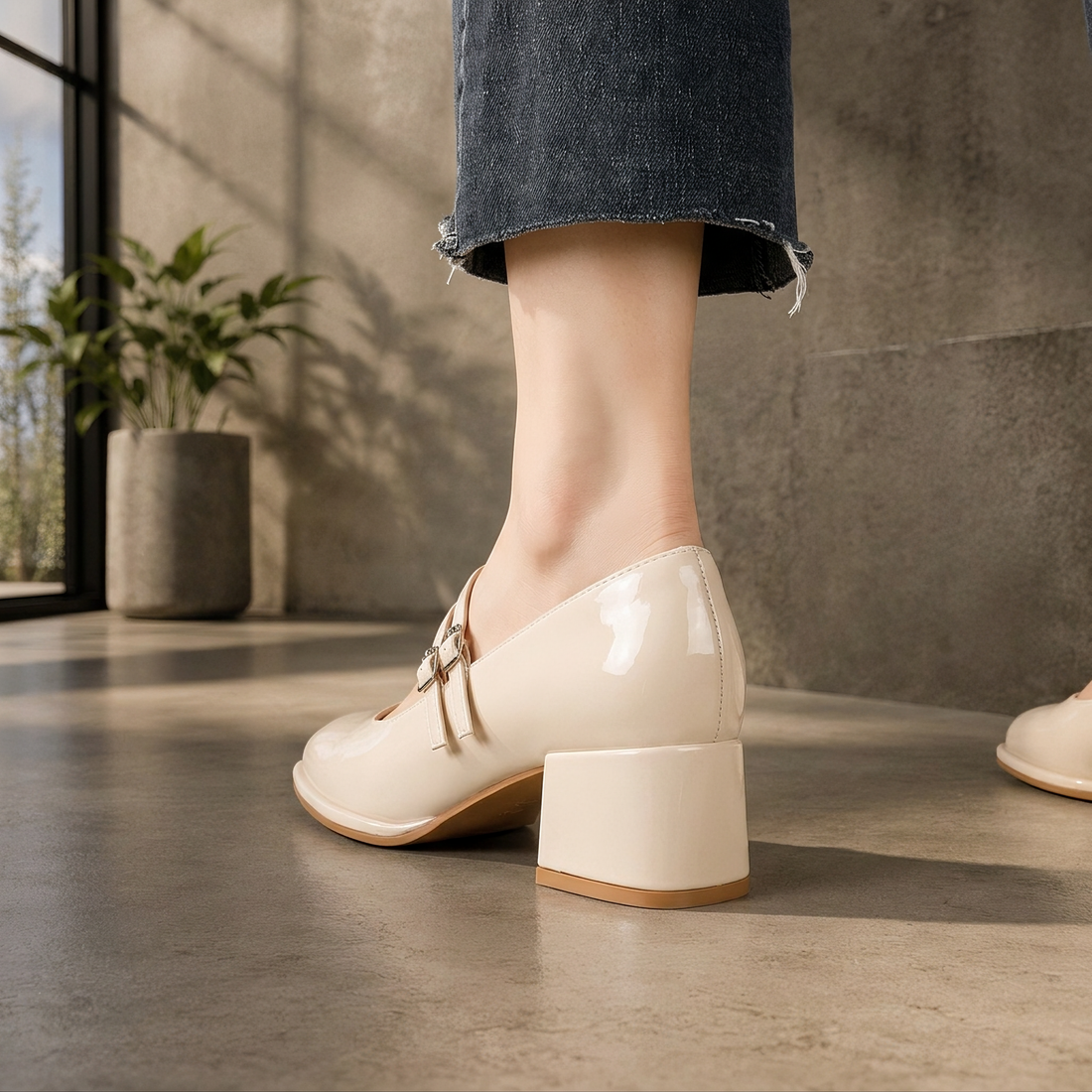 Curtis - Elegant Pumps Sandals with Block Heels