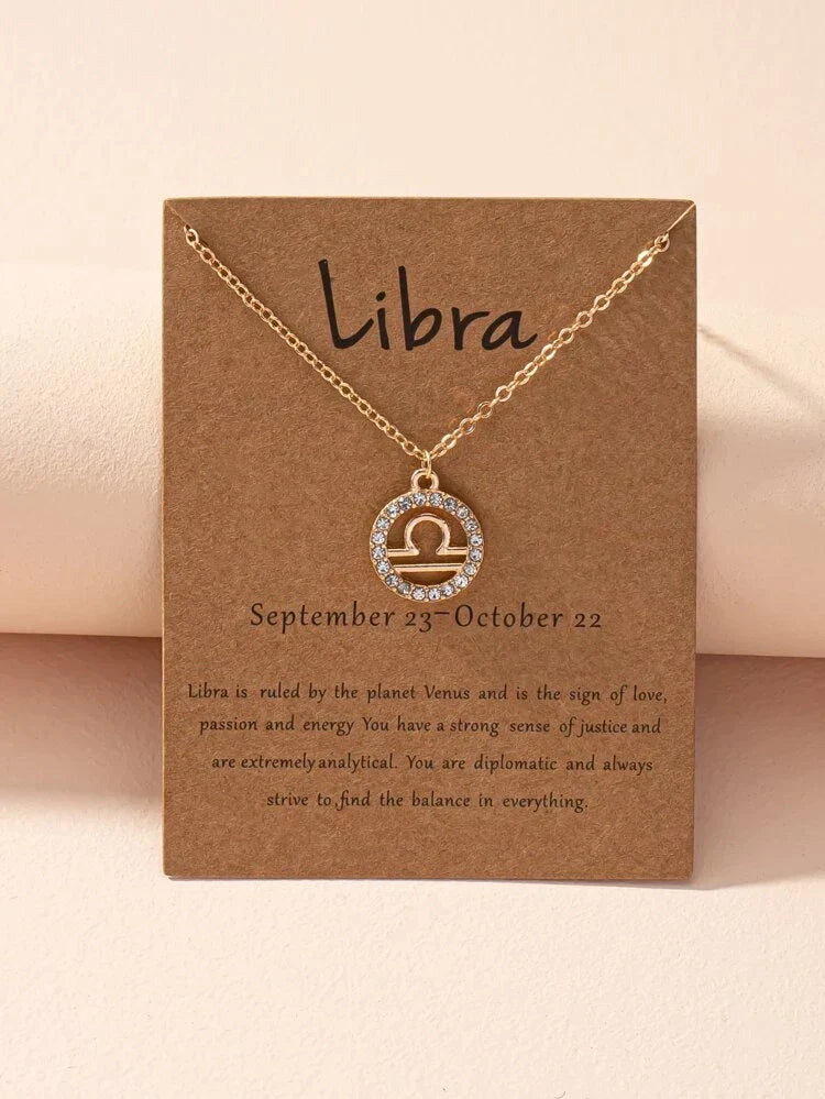 Zodiac Sign Necklace - Zodiac Sign Necklace Astrology Girl
