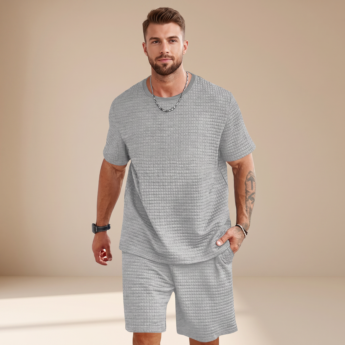Harris - Casual Waffle Set