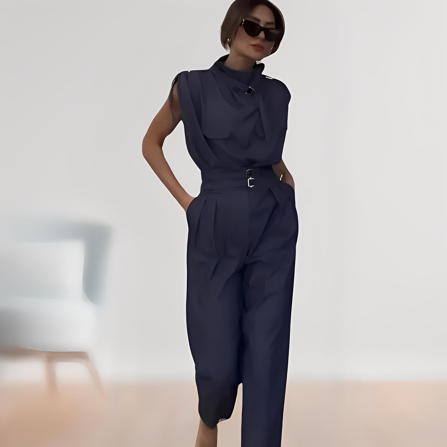 Leona – Elegant Sleeveless Women’s Jumpsuit