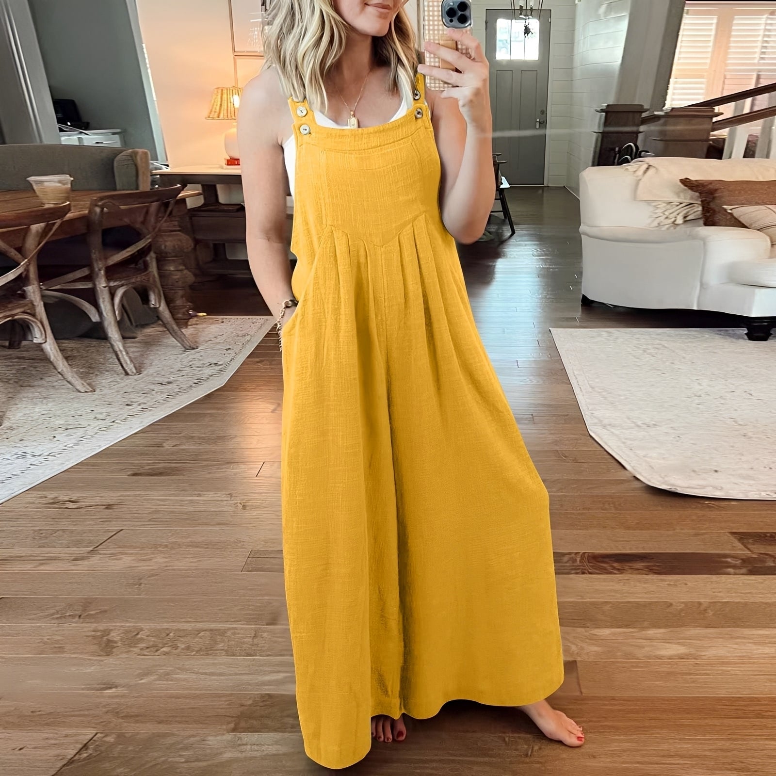 Chloe - Stylish jumpsuit with wide legs for women