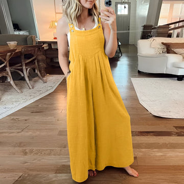 Chloe - Stylish jumpsuit with wide legs for women