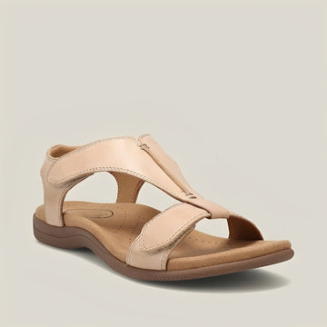 Sharon - Platform Sandals with Velcro Strap