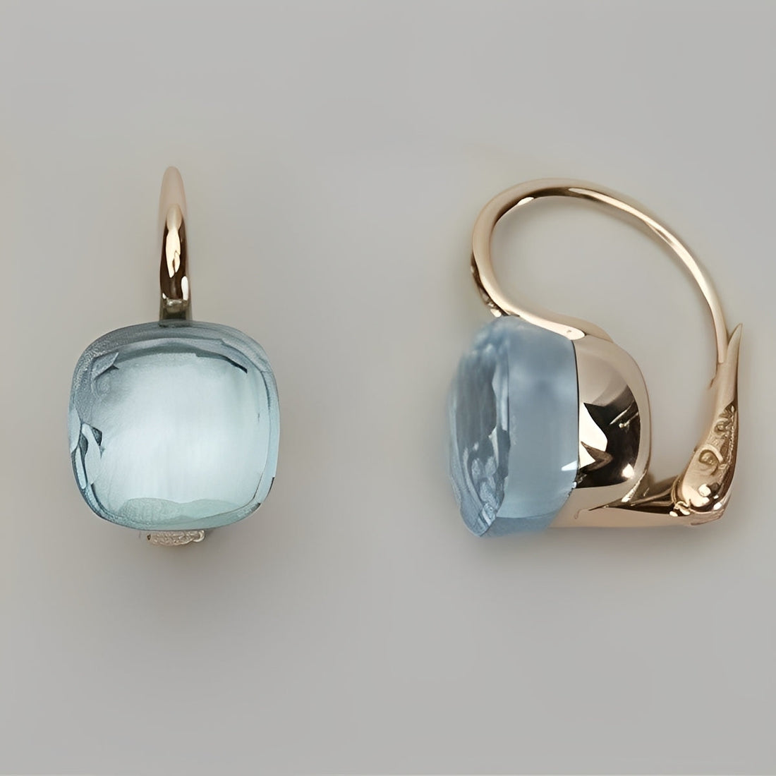 Manon – Vintage Blue Zirconium Earrings
