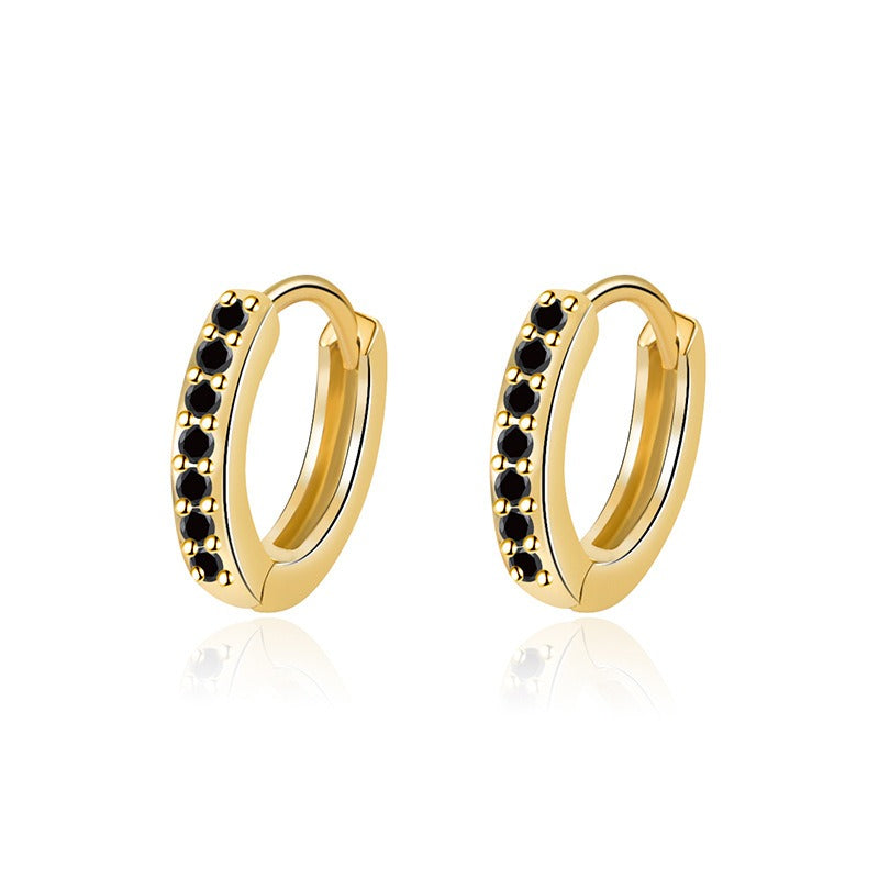 Selena – Hanging earrings of marine inspiration golden