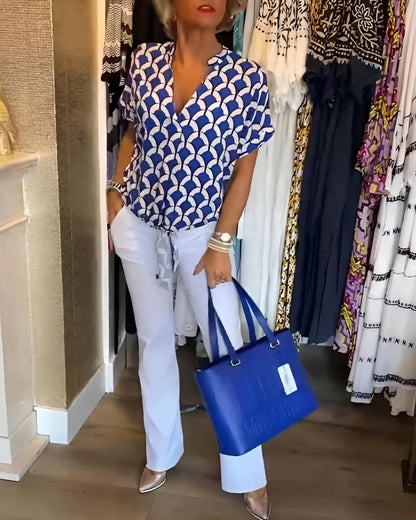 Leona - Stylish Top with Print for Women