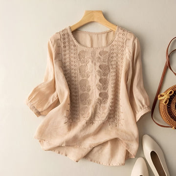Daniyal - Relaxed Embroidery Blouse