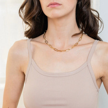 Lena – Paperclip Necklace