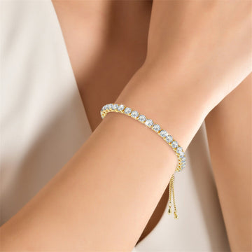 Nami – Bracelet of Tennis Brilliant in Opal