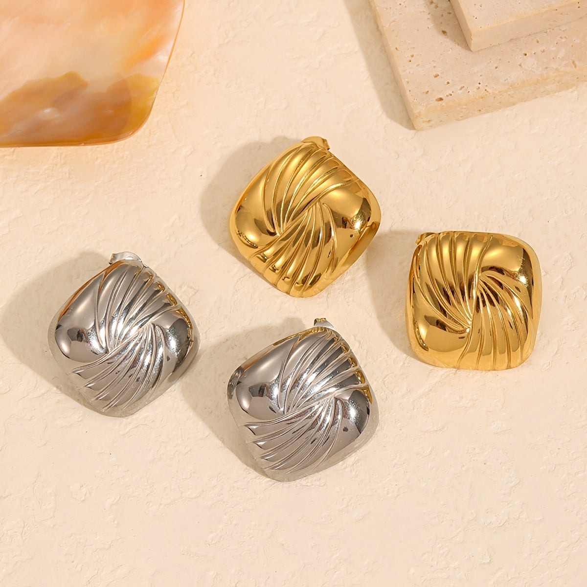 Kaia – Geometric Earrings