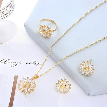 Elina – Golden set Jewelry