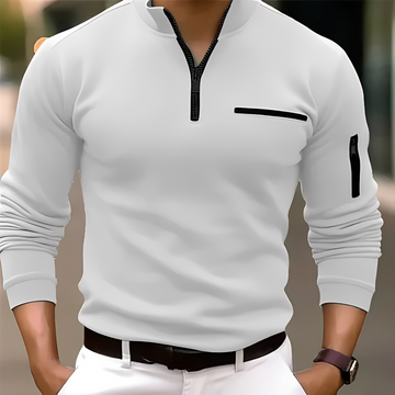 Marco - Stylish Sweater with Zipper