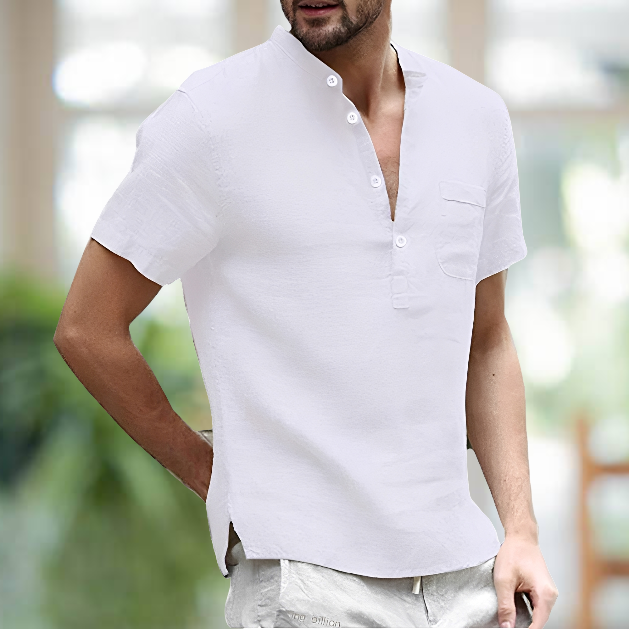 Korbin - Comfortable V-neck shirt