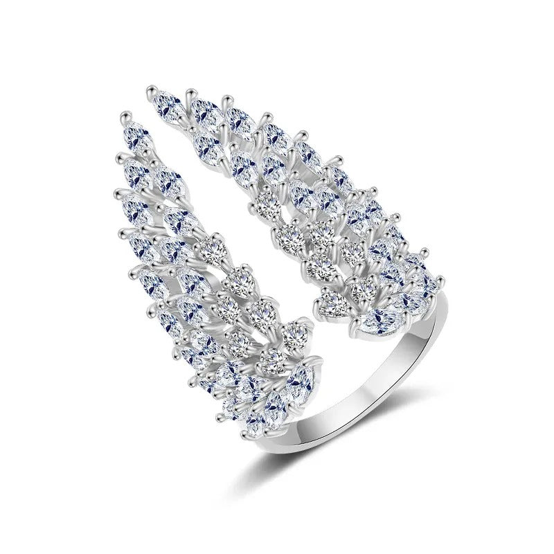 Isaline – Angel Wings Silver Ring