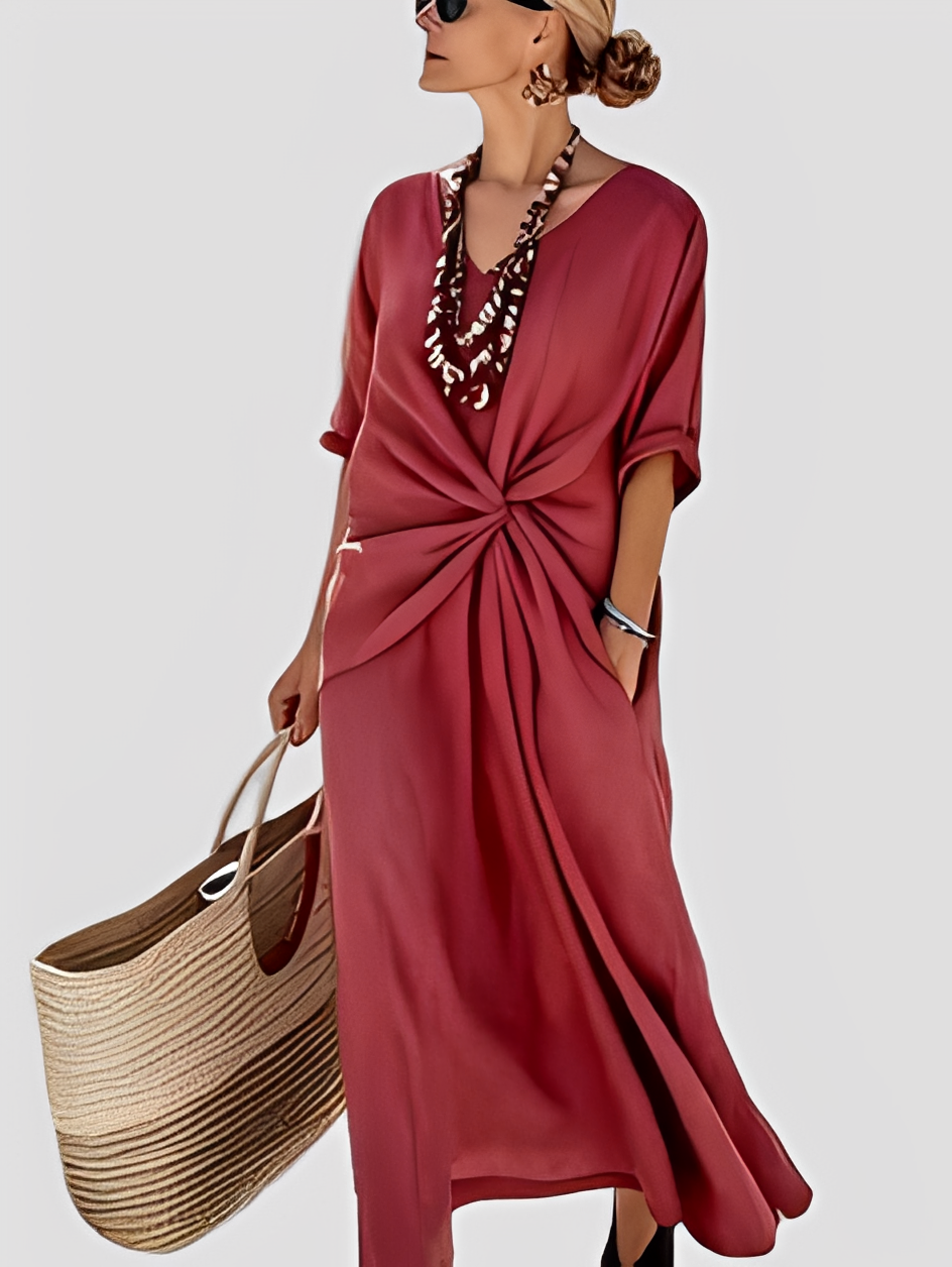 Mabel - Stylish, Loose-Fitting Maxi Dress for Women