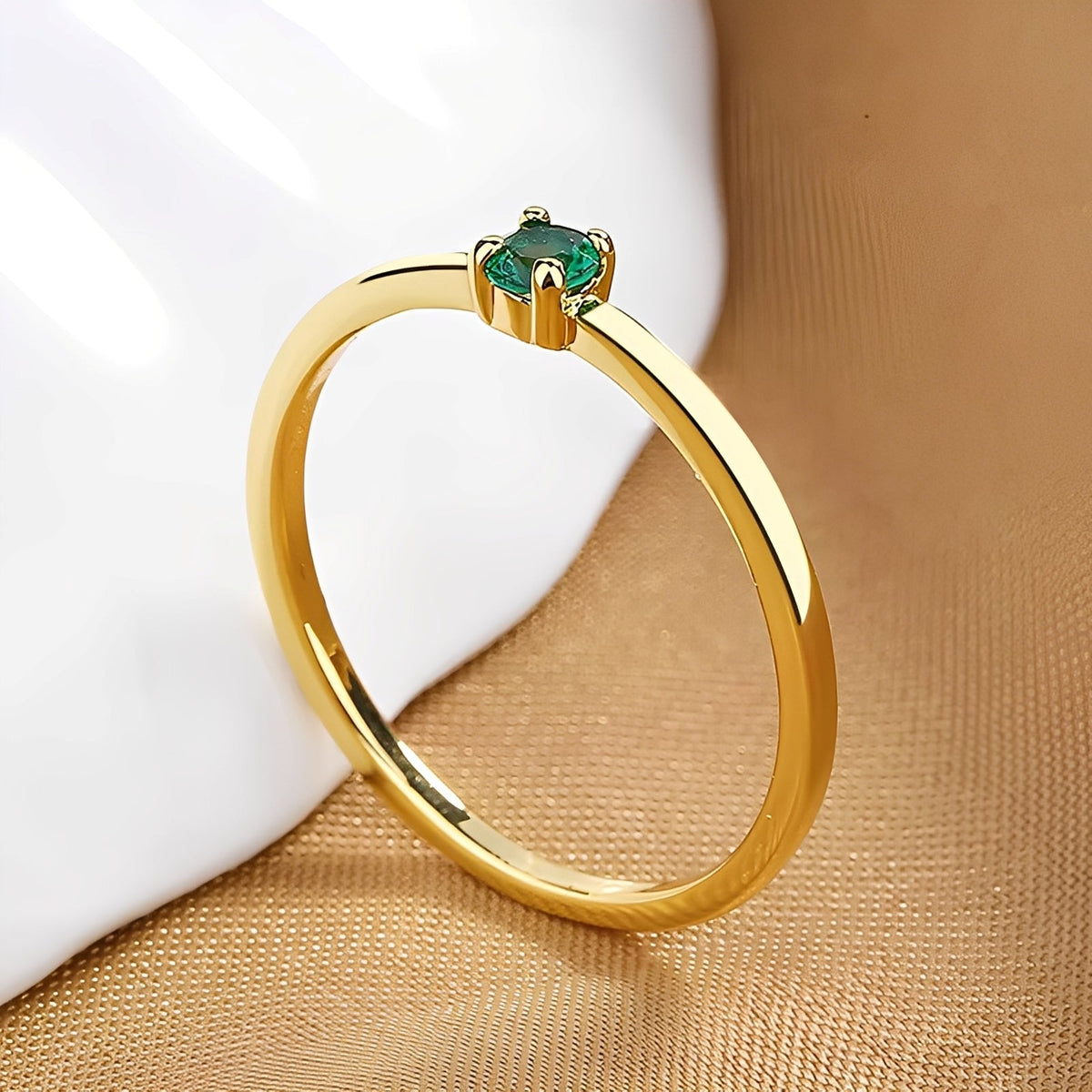 Rowena – Birthstone stacking ring