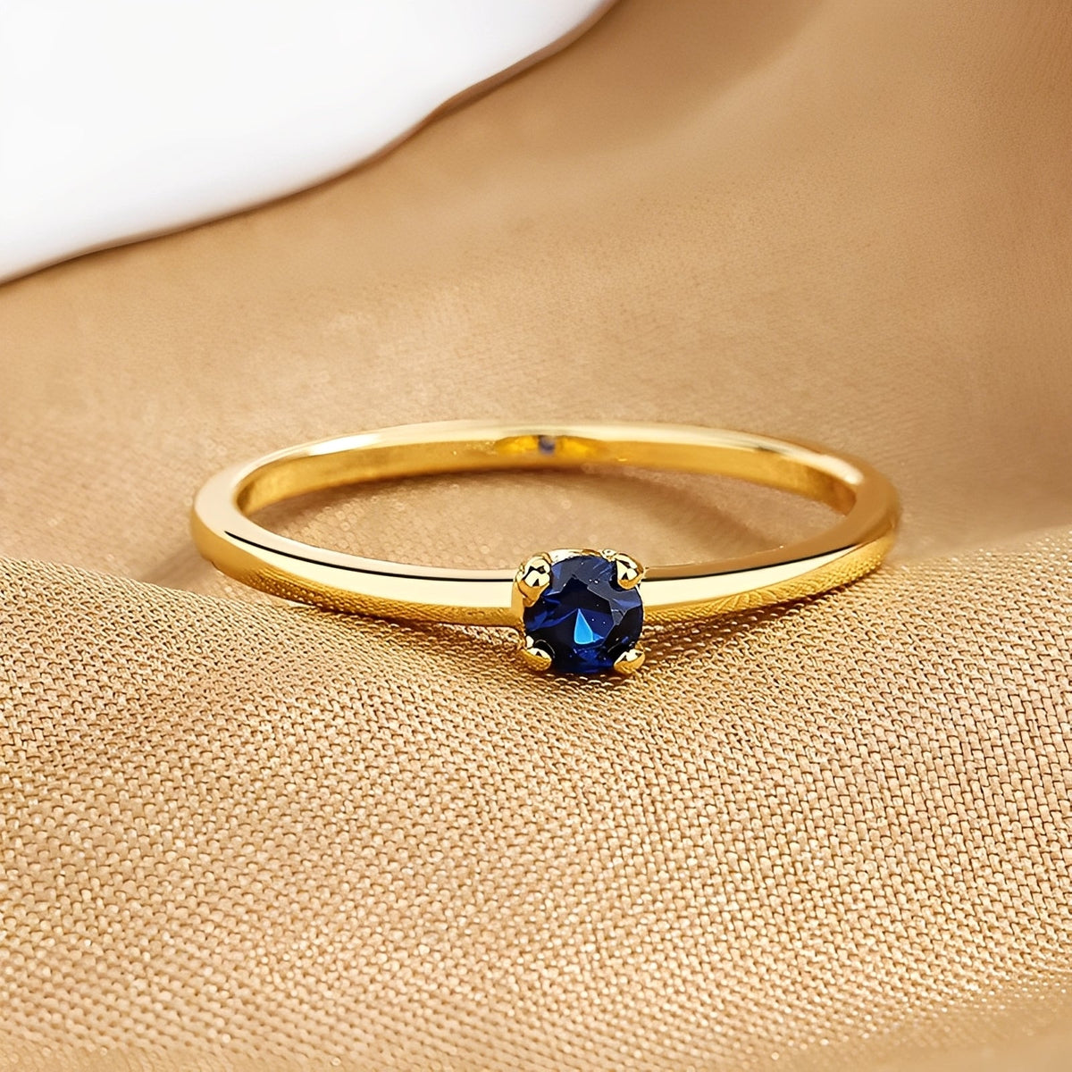 Rowena – Birthstone stacking ring