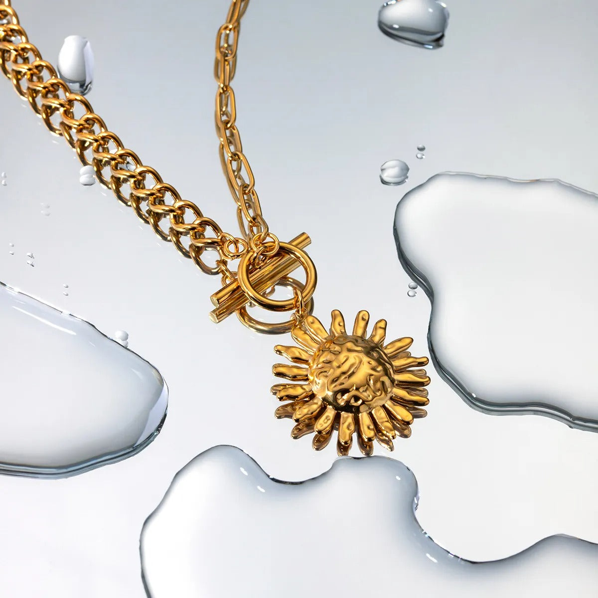 Milly – Statement Collar Golden Sunflower