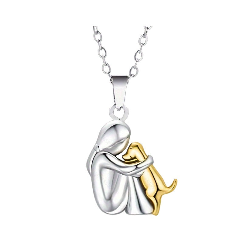 Light – Necklace with hug pendant